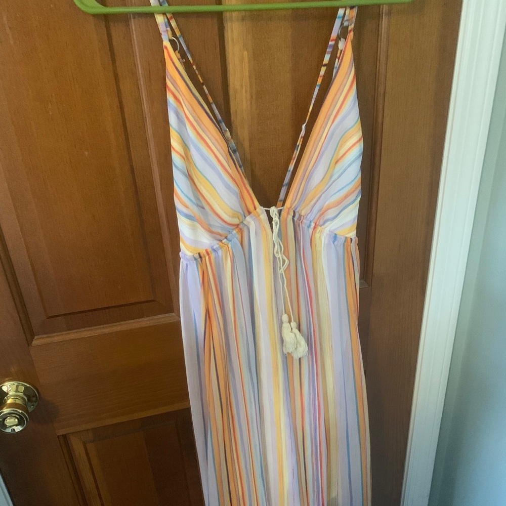 Strappy, free people backless dress
